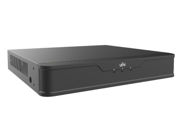 NVR501-08B-P8 Uniview - 8 csatornás, 1 HDD-s, IP Rögzítő, 1U  kialakítás, 8 POE csatlakozóval rendelkezik
